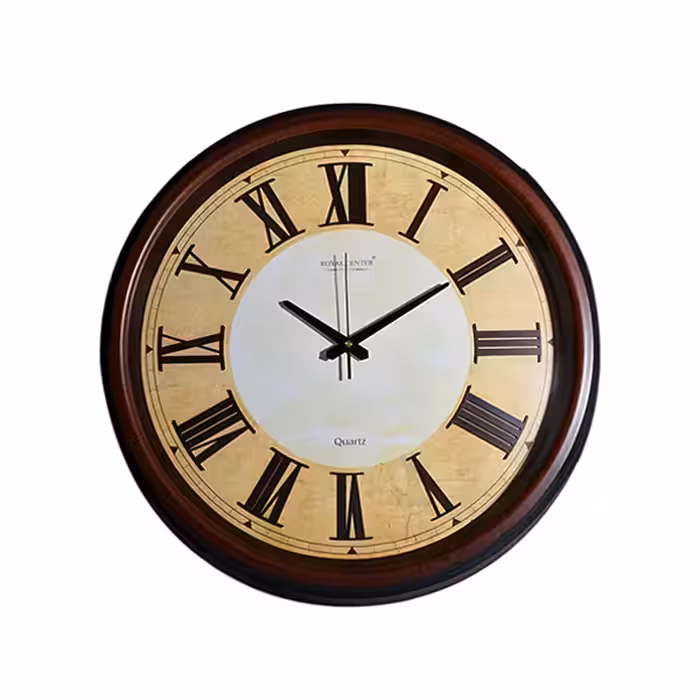 ساعت رویال سنتر طرح چوب