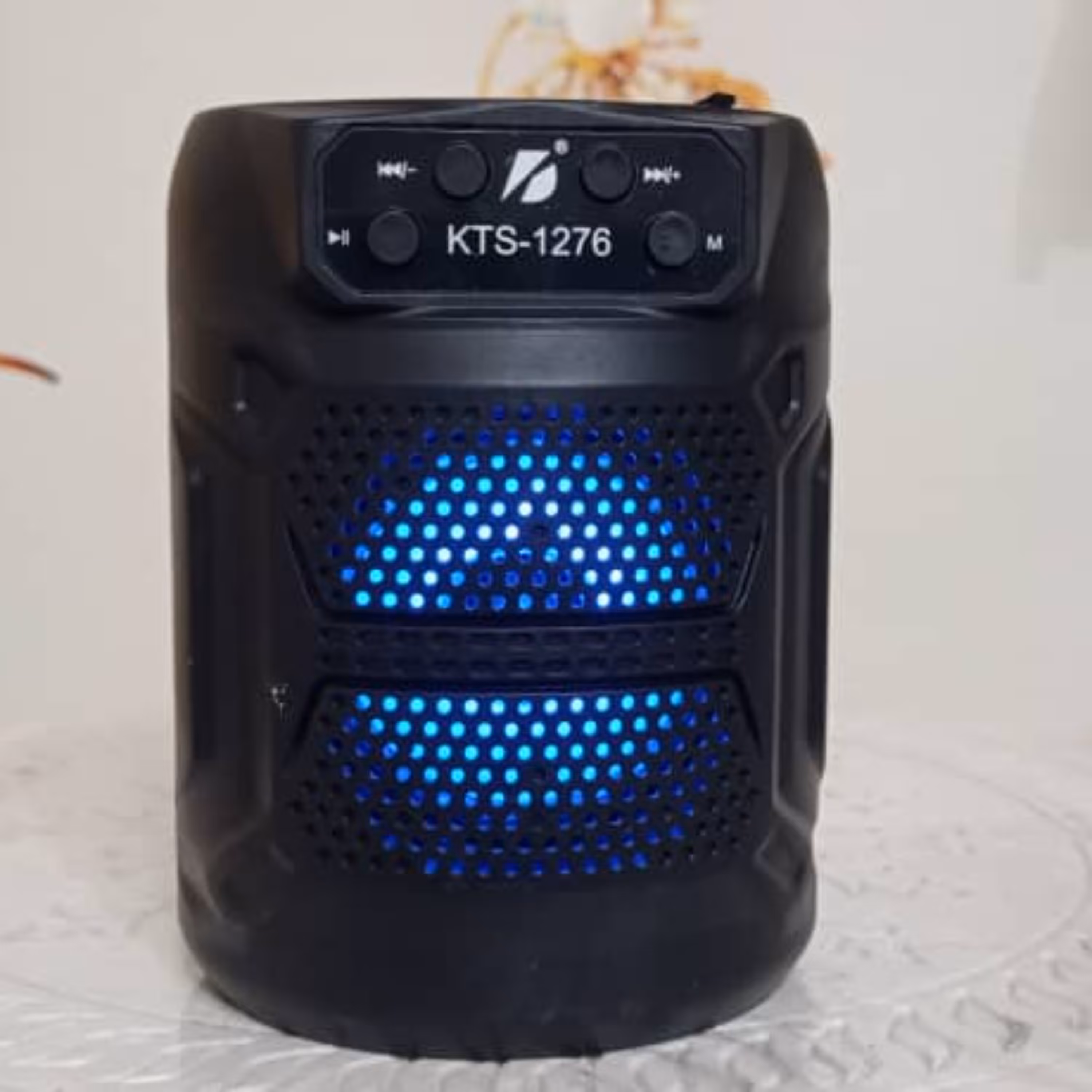 اسپیکر بلوتوثی  kts 1276 شارژی  ارتباطات بلوتوث رم فلش کابل aux رادیو FM