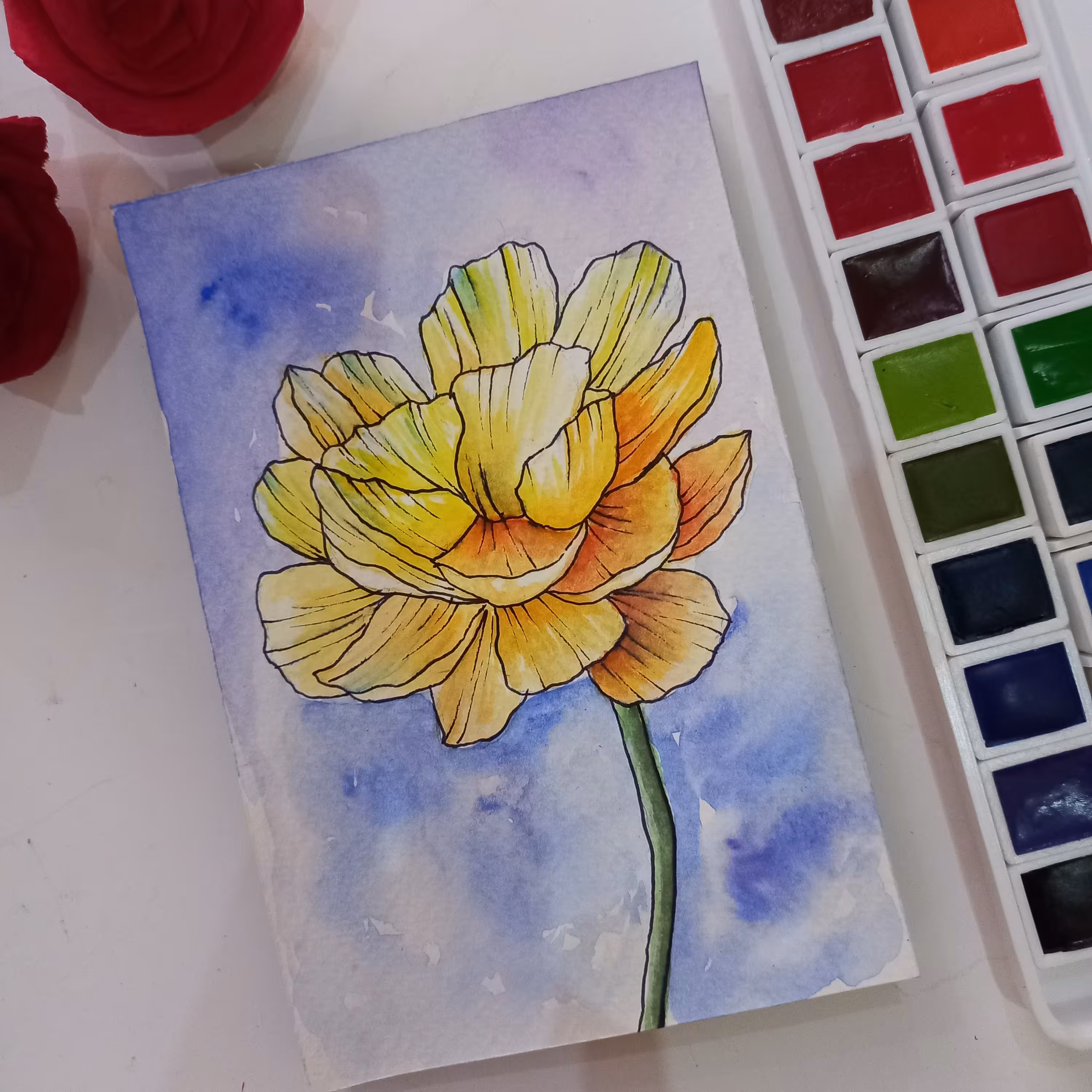 تابلونقاشی طرح گل کد101