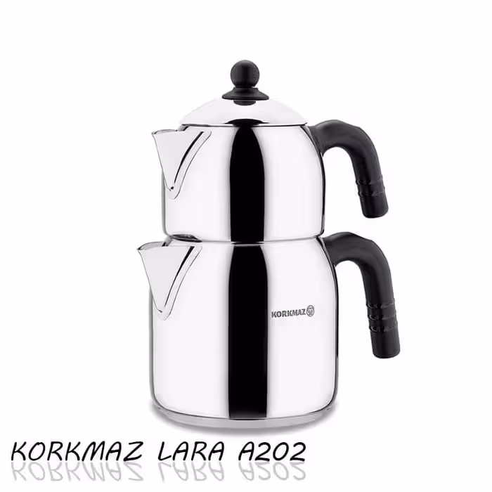 کتری و قوری استیل کرکماز Lara A202