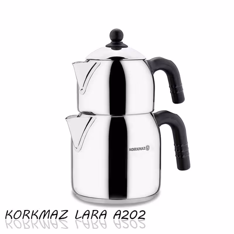 کتری و قوری استیل کرکماز Lara A202