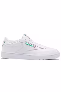 اسنیکر سفید مردانه و زنانه Club C 85 Byz Green اورجینال Reebok