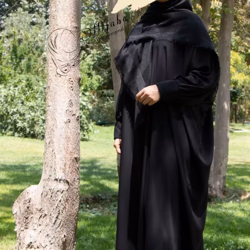 عبا مشکی ساده ،جنس کرپ الیزه،قیمت مناسب ،راحت و پوشیده