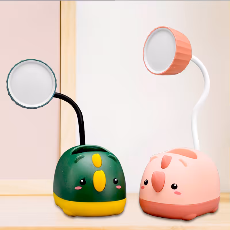 چراغ مطالعه جاقلمی دار طرح کرگدن