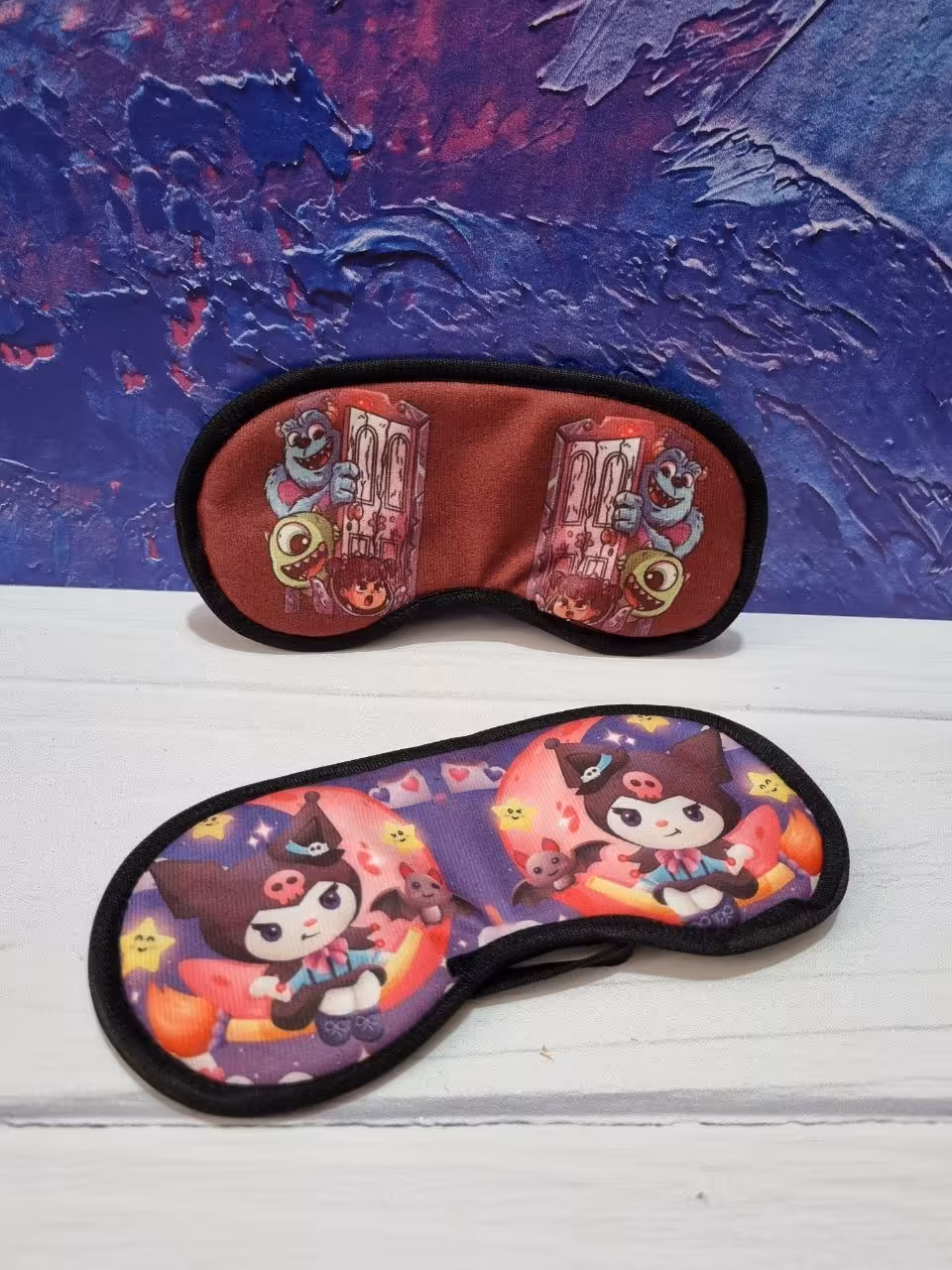 چشم بند خواب فانتزی طرح سالیوان کارخانه هیولا ها و کرومی