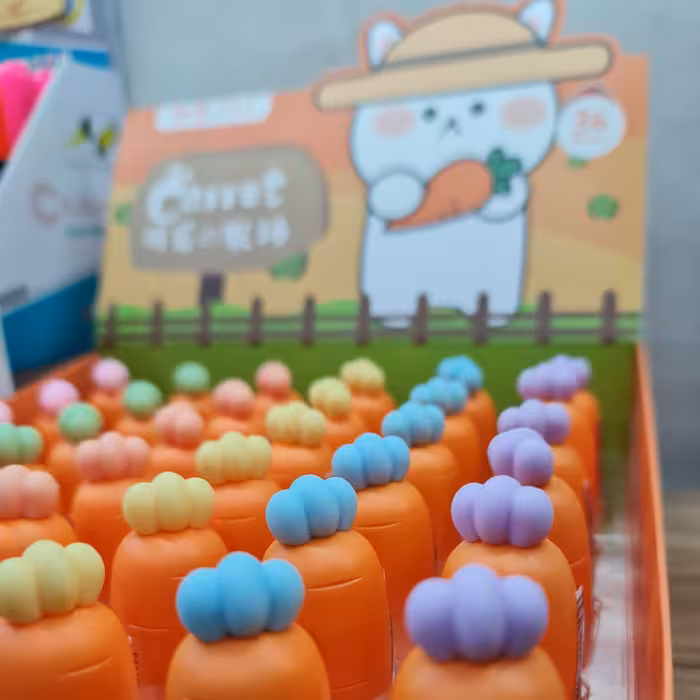 هایلایتر فانتزی هویجی رنگ سبز