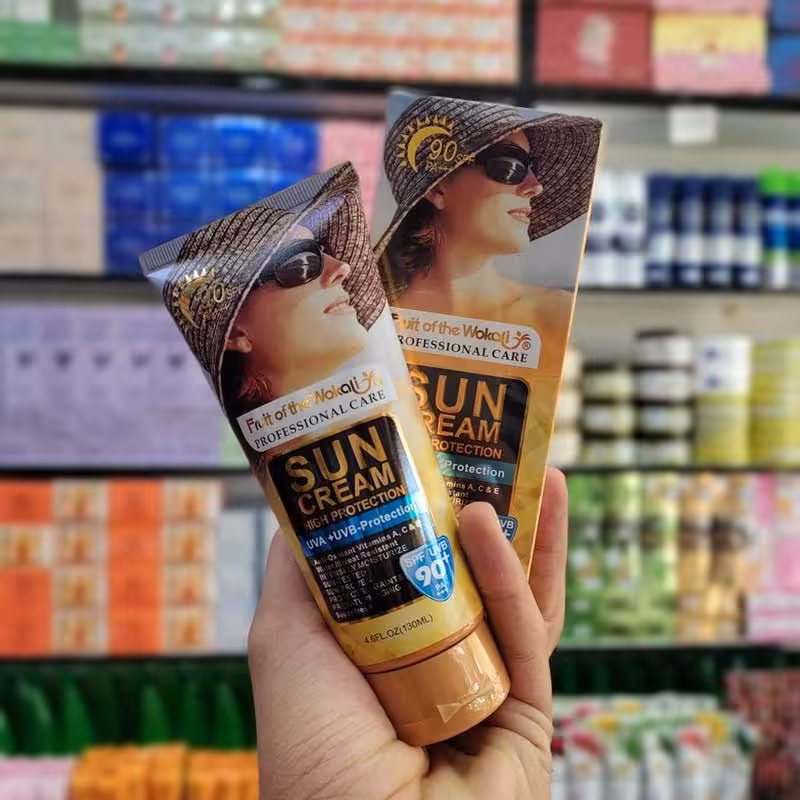 ضدآفتاب بدون رنگ  ووکالی spf90