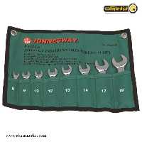 ست آچار یک سر تخت یک سر رینگ جانزوی 8 عددی مدل W53108S