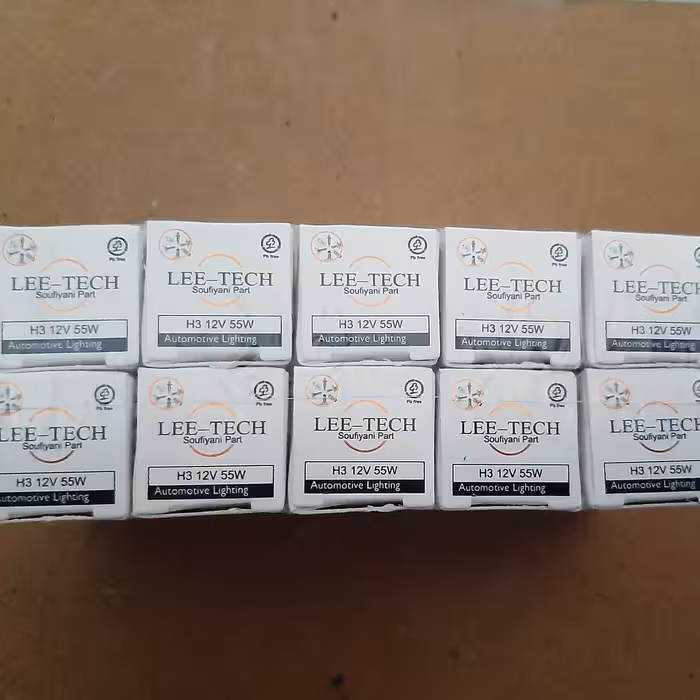 لامپ h3 فابریک برند لیتک بسته 10 عددی