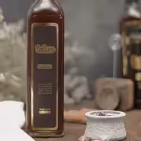 سرکه انگبین اعلا طبیعی (با عسل طبیعی) با ظرف شیشه ای 