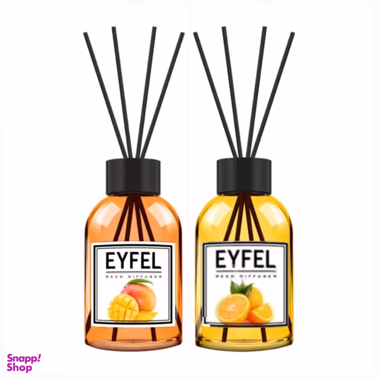 خوشبو کننده هوا ایفل مدل انبه و پرتقال حجم 120 میلی لیتر مجموعه 2 عددی