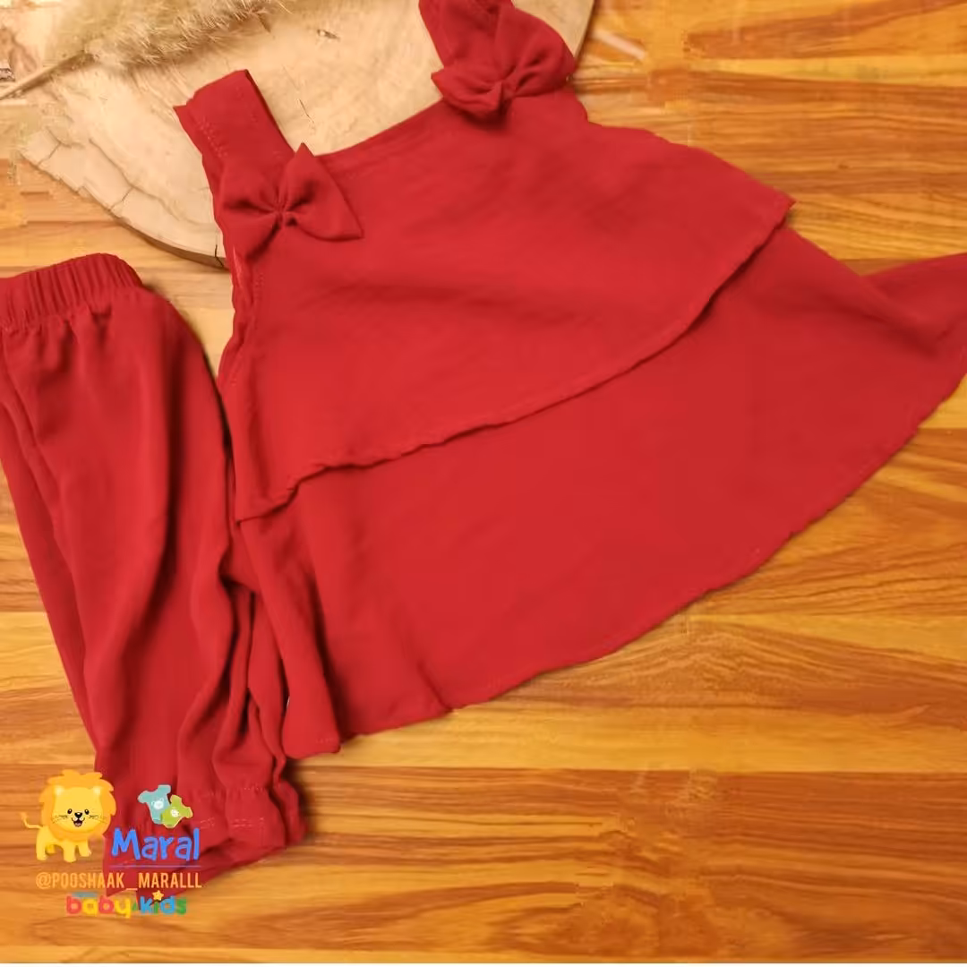 سارافون شلوارک دخترانه 