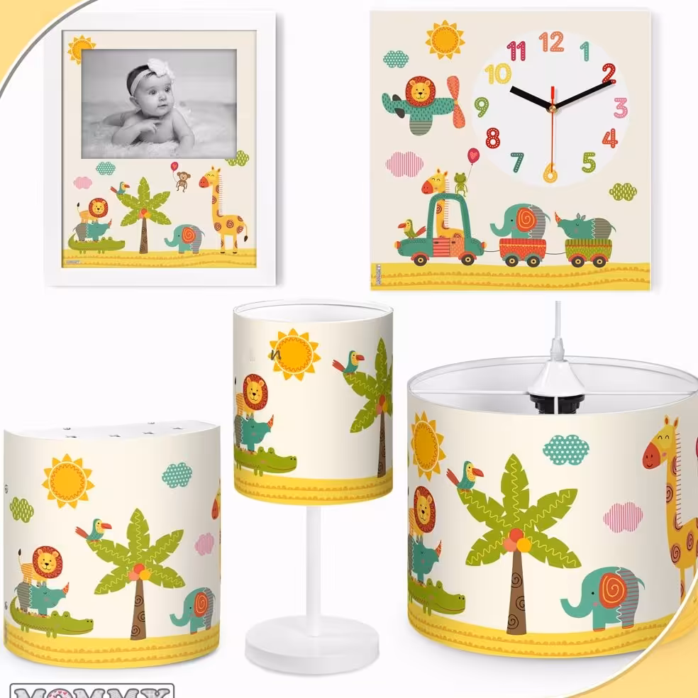 ست لوستر  اتاق کودک طرح جنگل کد 6540