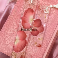 بوک مارک یا نشان کتاب رزینی طرح گلبرگ رز