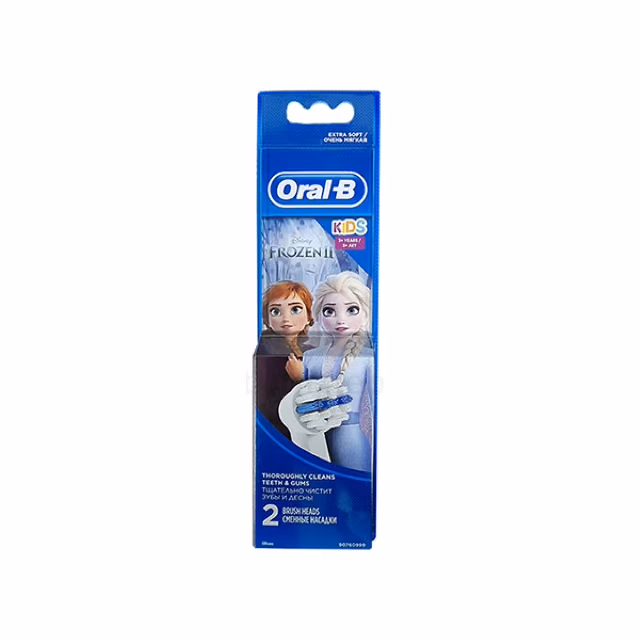 سری یدک مسواک برقی کودک اورال بی مدل 2 FROZEN بسته 2 عددی