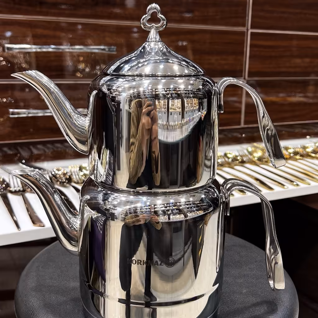 کتری و قوری مدل تاج کورکماز ترک