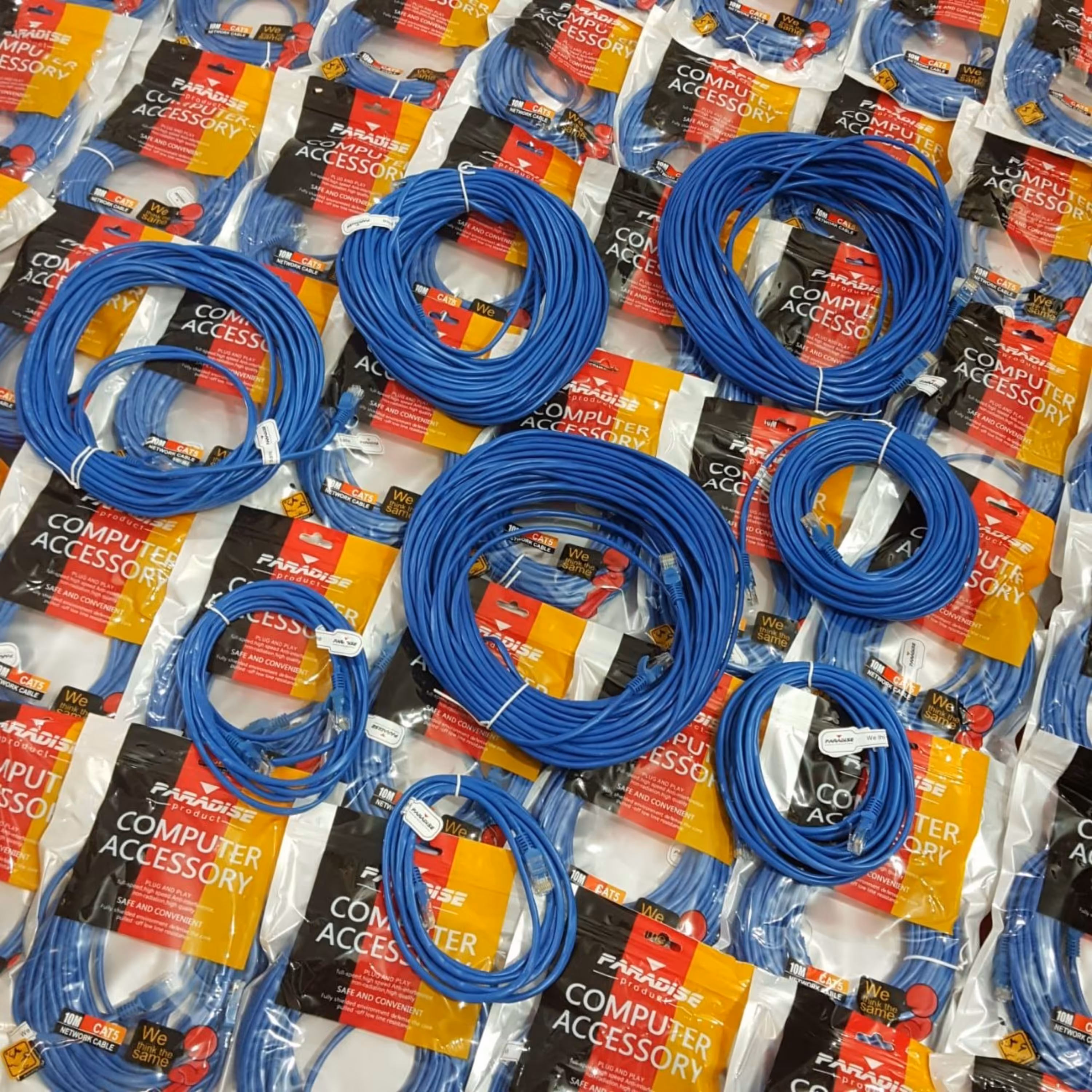 کابل 25 متر شبکه مدل پارادیس تمام مس کت 5 کیفیت عالی گارانتی دار