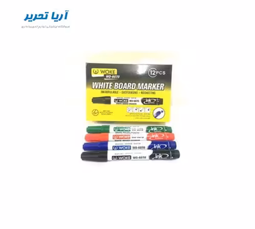 ماژیک وایت برد وک (woke) بسته 12 عددی