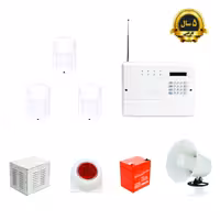 پکیج دزدگیر اماکن فایروال مدل F10 با سه چشم باسیم h6