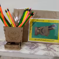 پازل سه بعدی چوبی طرح باب اسفنجی