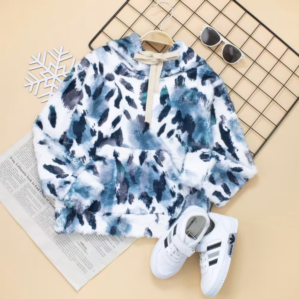 هودی تک پشمی،اسپرت دخترانه وپسرانه،جنس پشمی ،رنگبندی تکرنگ،سایزبندی 45 ، 50