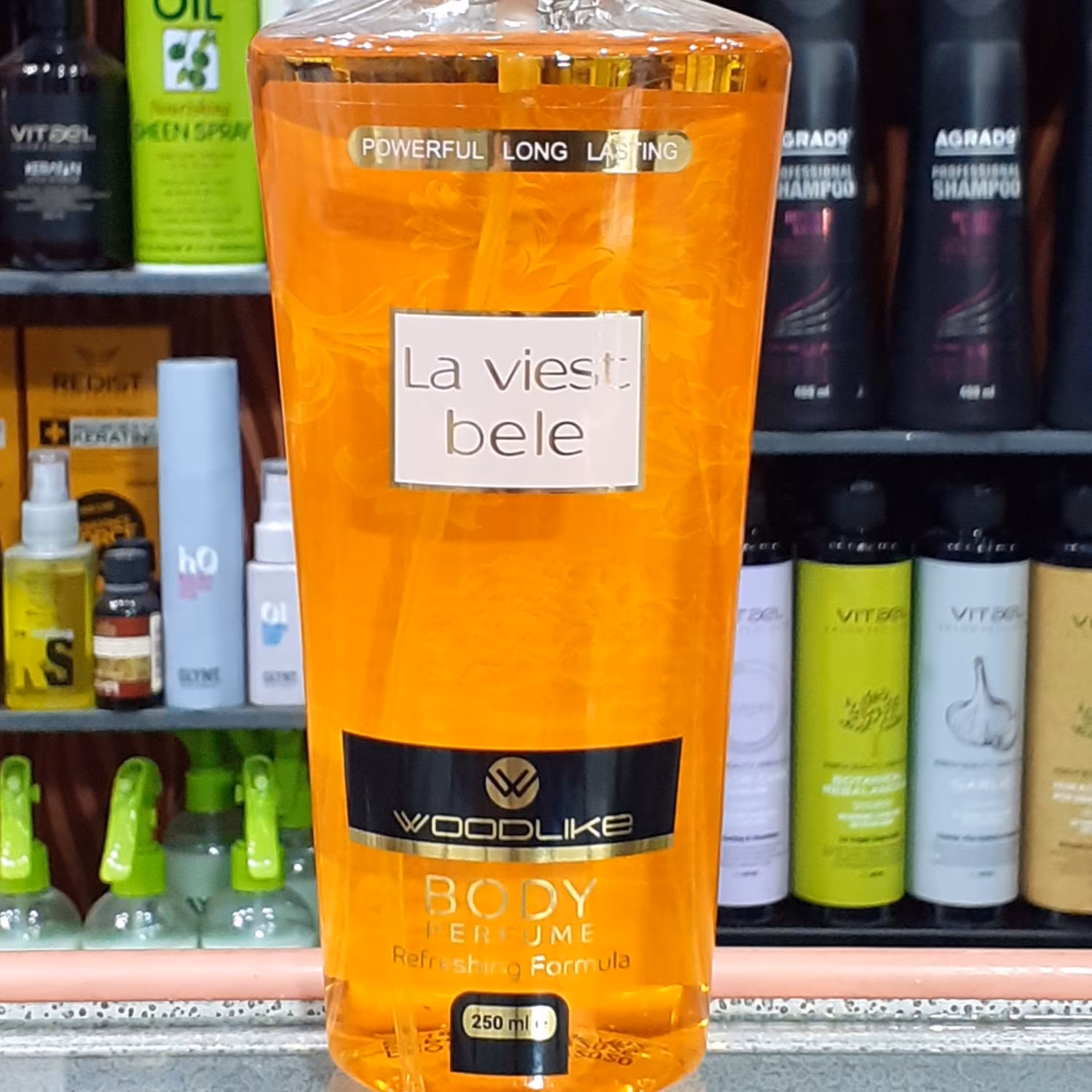 بادی اسپلش زنانه وودلایک لا ویست la viest bele گرم و شیرین حجم 250 میل