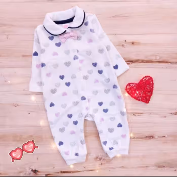 سرهمی مخمل طرح قلب