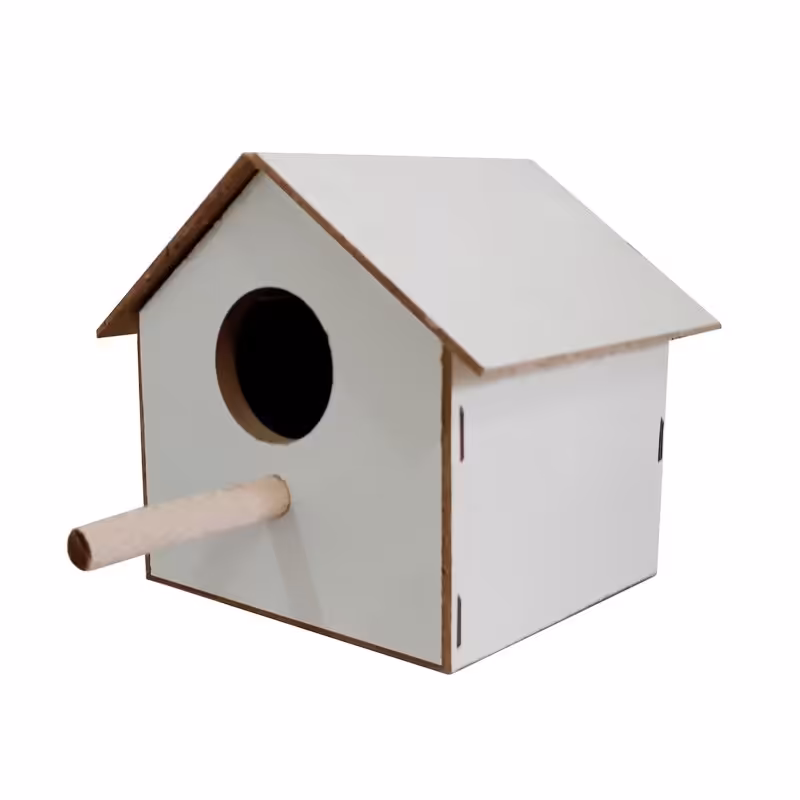 لانه پرنده چوبی مدل لانه فنچ (پس کرایه)