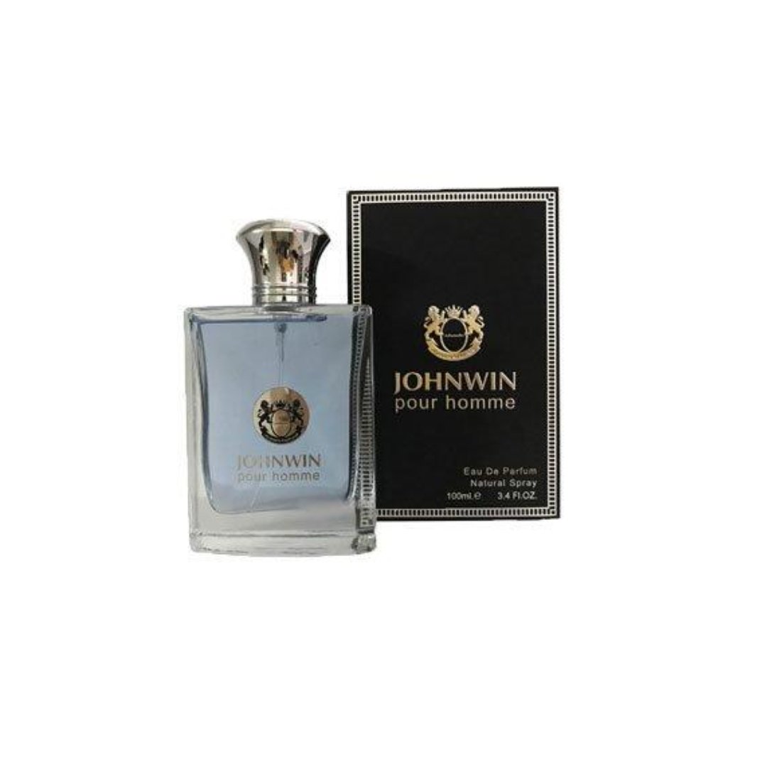 عطر ادکلن ورساچه پور هوم مردانه جانوین مدل پور هوم (Johnwin Versace Pour Homme) حجم 100 میل