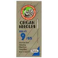خرید سوزن چرخ خیاطی خانگی ارگان مدل اچ آ HA سایز 9 بسته 5 عددی