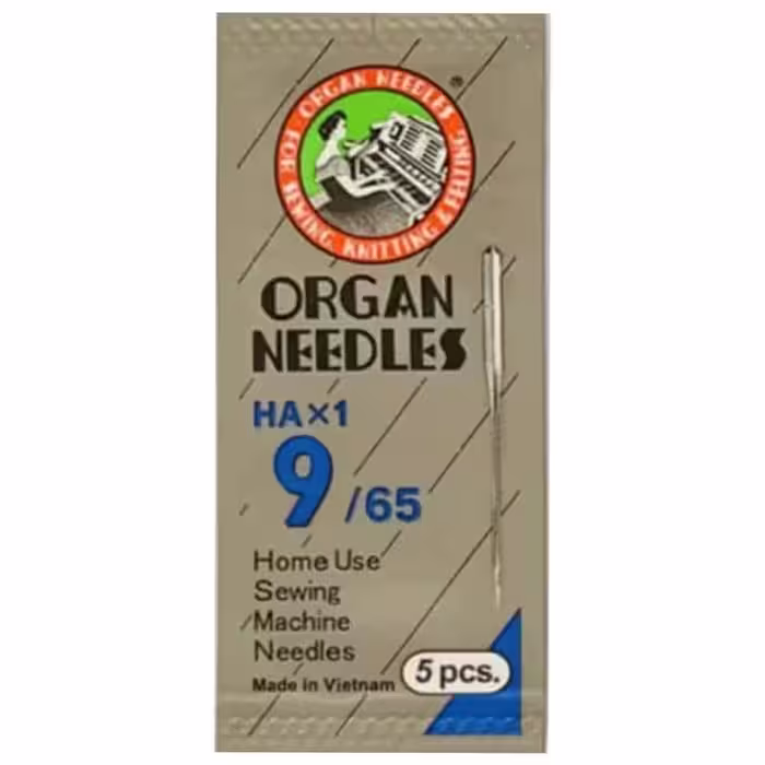 خرید سوزن چرخ خیاطی خانگی ارگان مدل اچ آ HA سایز 9 بسته 5 عددی