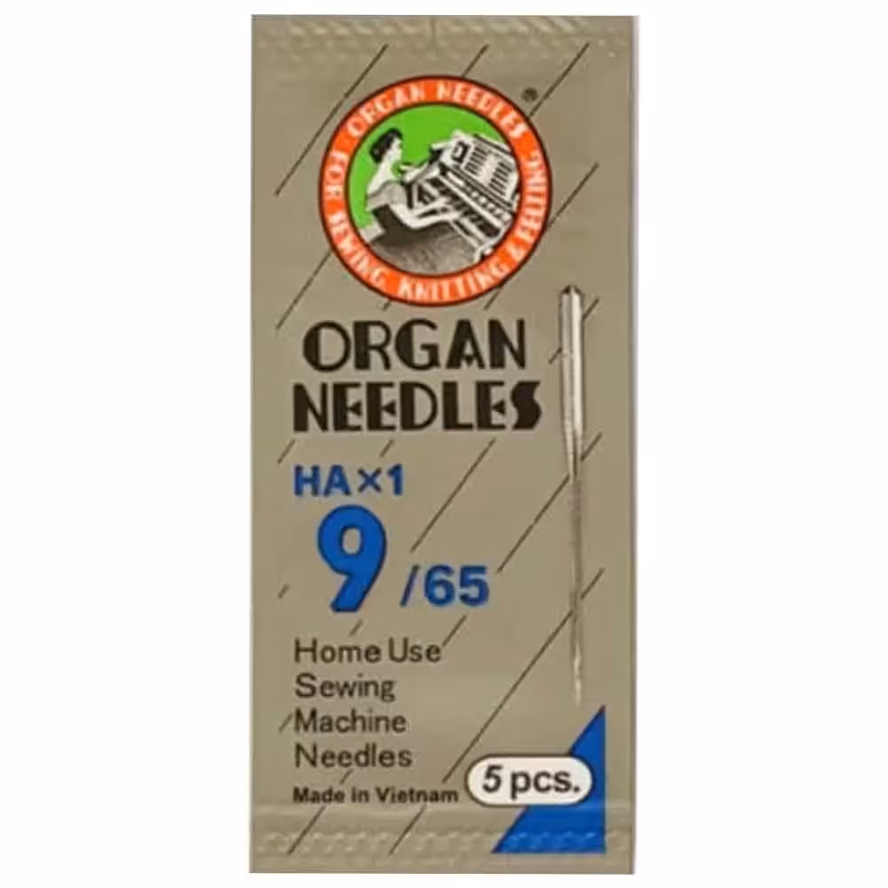 خرید سوزن چرخ خیاطی خانگی ارگان مدل اچ آ HA سایز 9 بسته 5 عددی