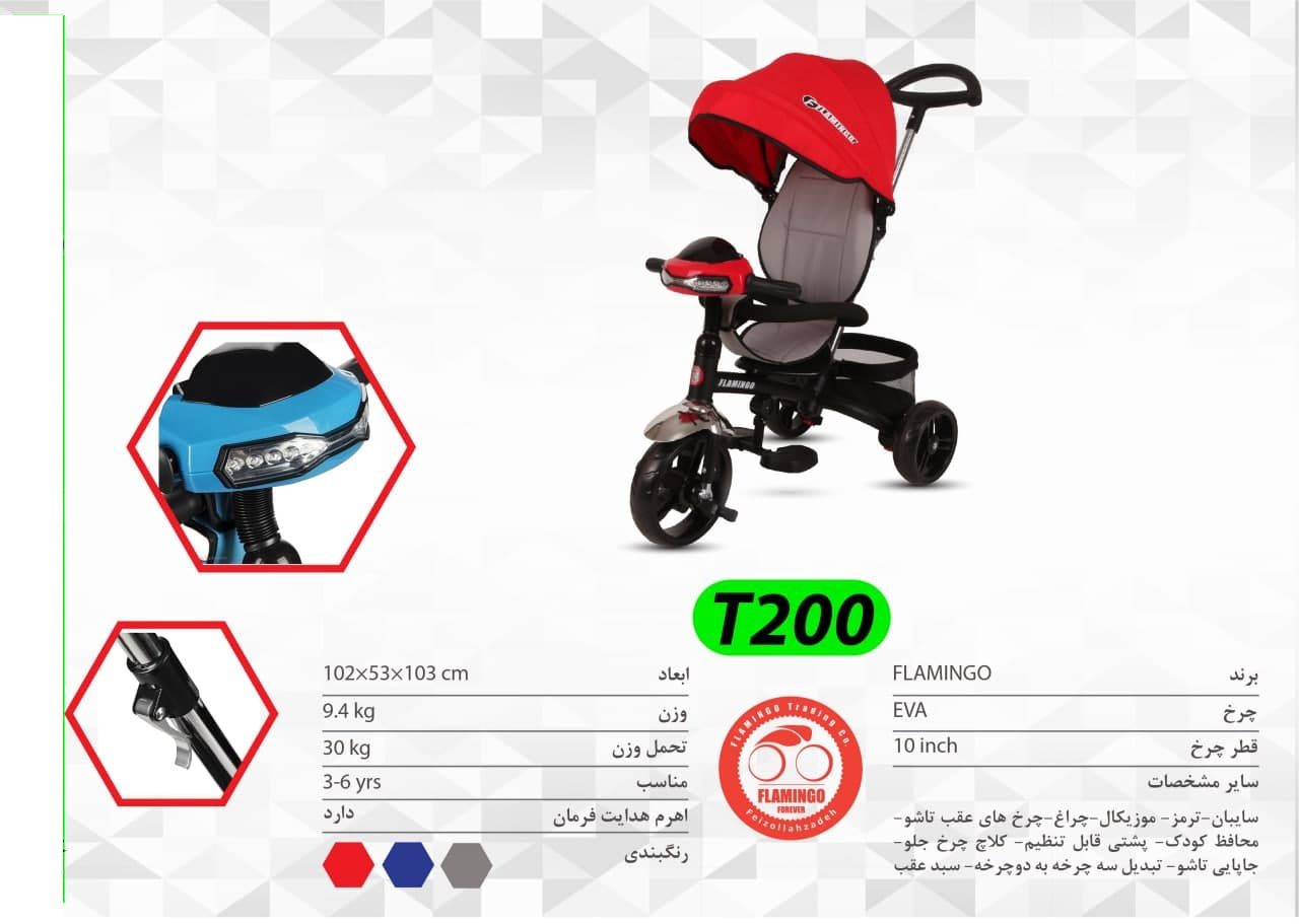 سه چرخه فلامینگو T200-EVA