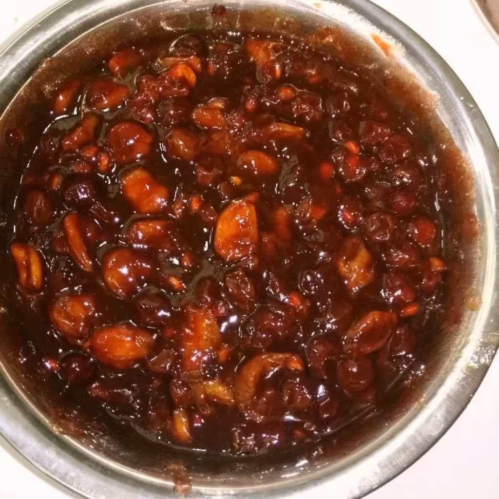 ترشی هفت میوه تازه بدون اسید با رب انار  بدون رنگ