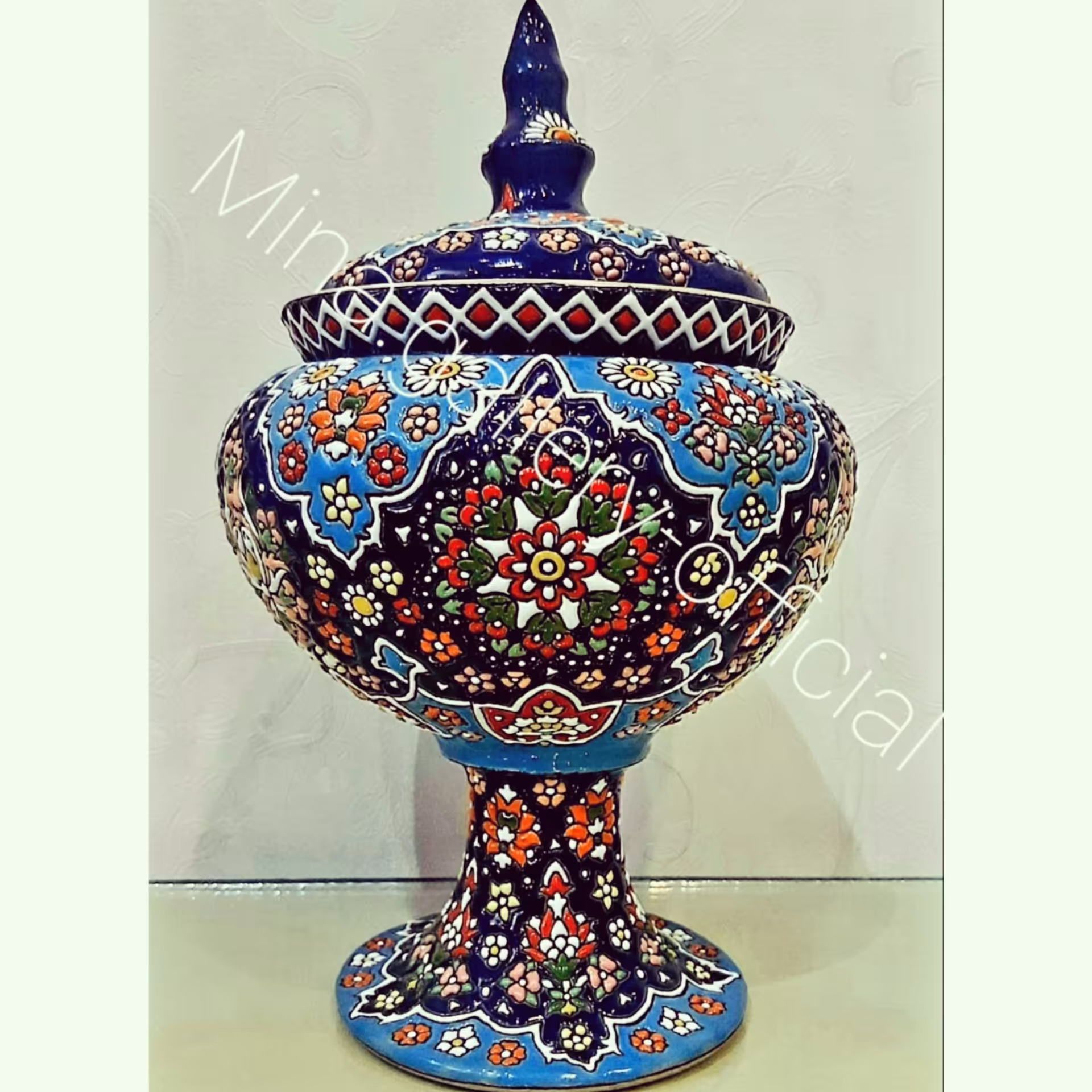 شکلات خوری میناکاری سایز بزرگ