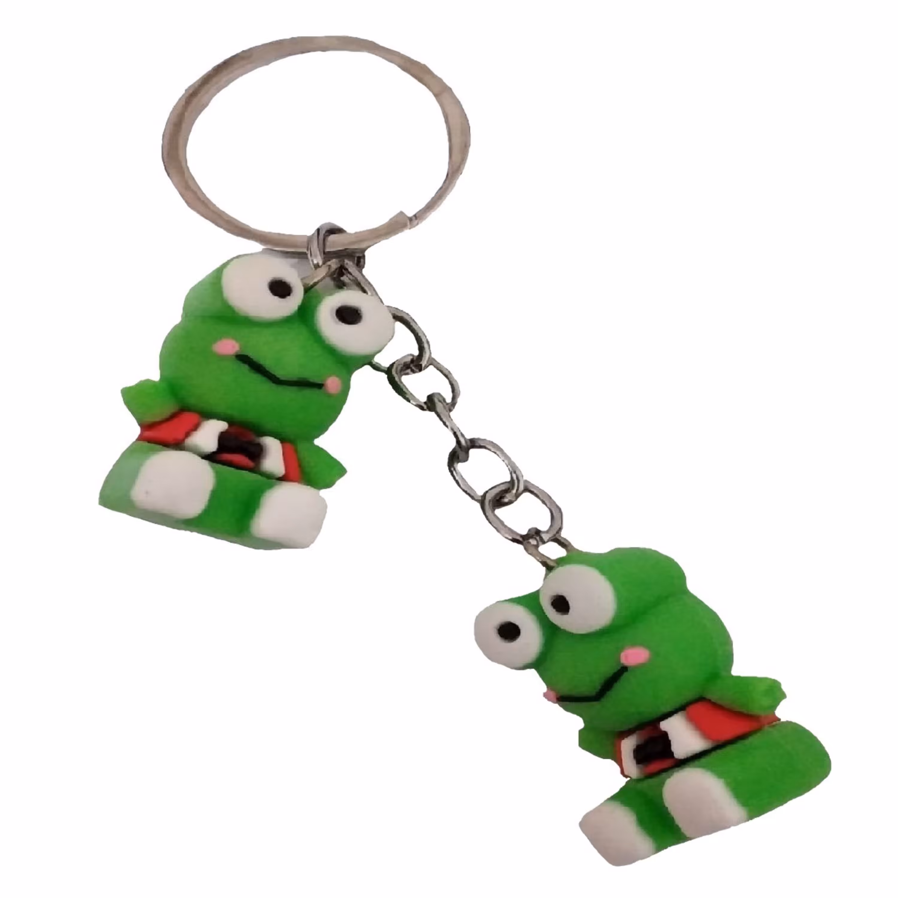 جاکلیدی طرح قورباغه با دو آویز