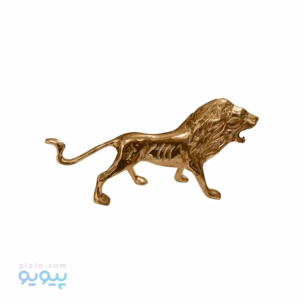 مجسمه دکوری برنجی طرح شیر