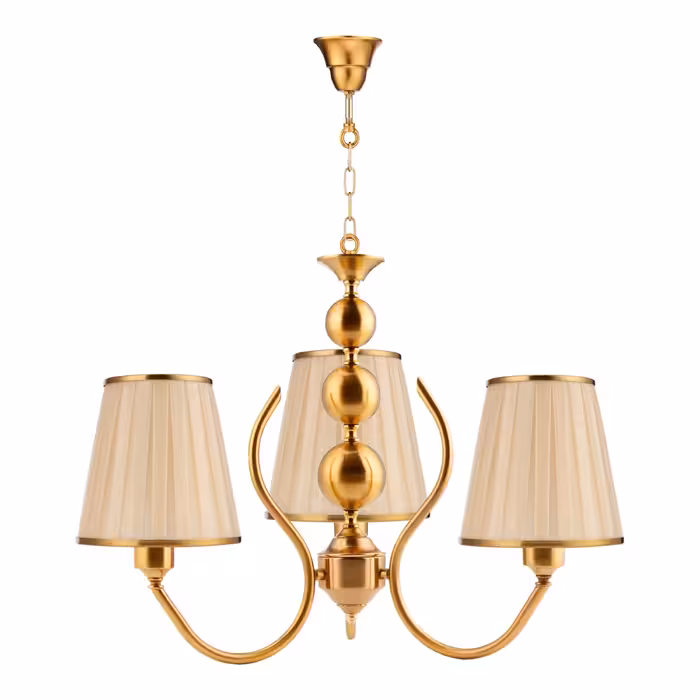 لوستر 3 شعله زیمادر مدل ابشار کد ZD-02