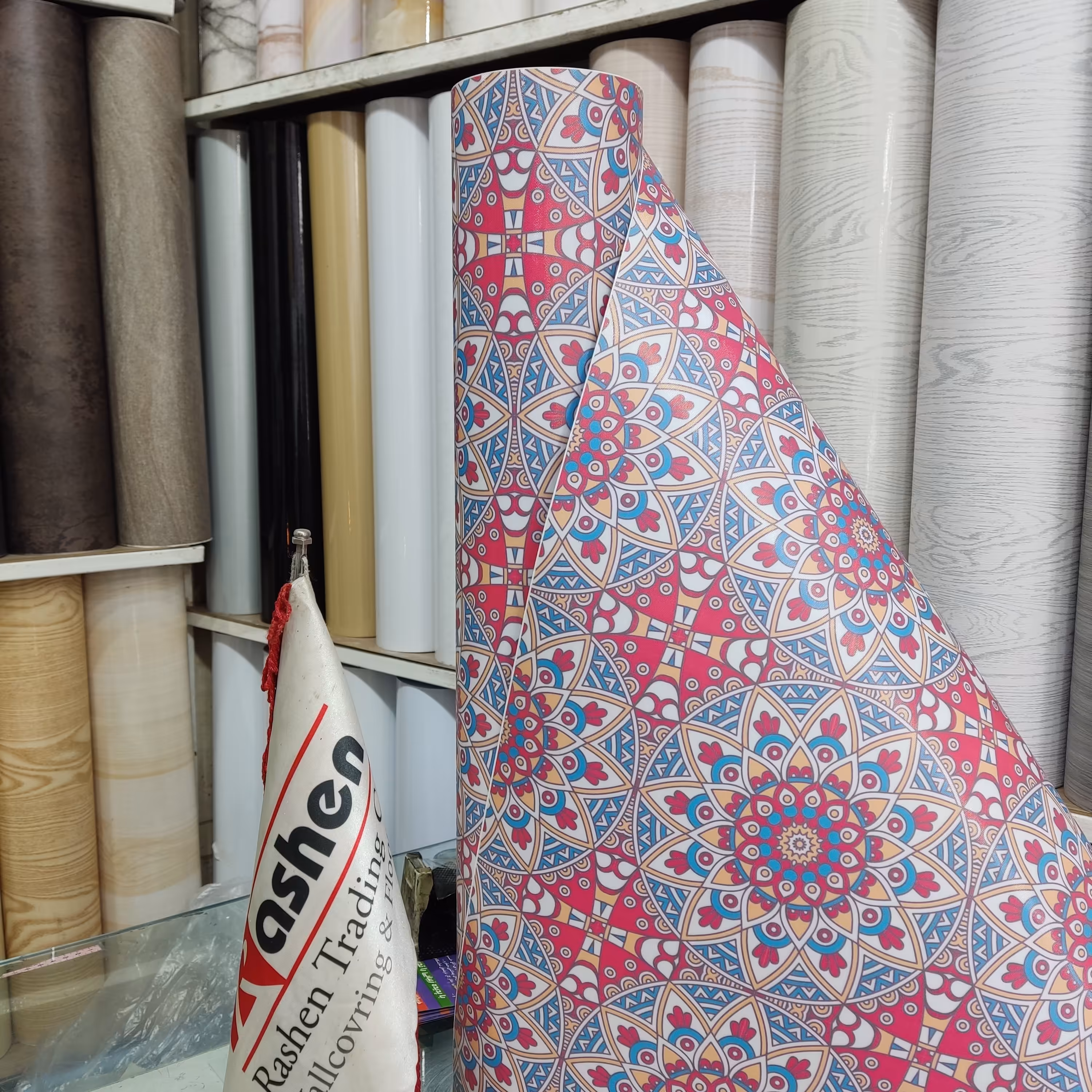 برچسب شیشه مات کن سنتی1(رول 5متری)