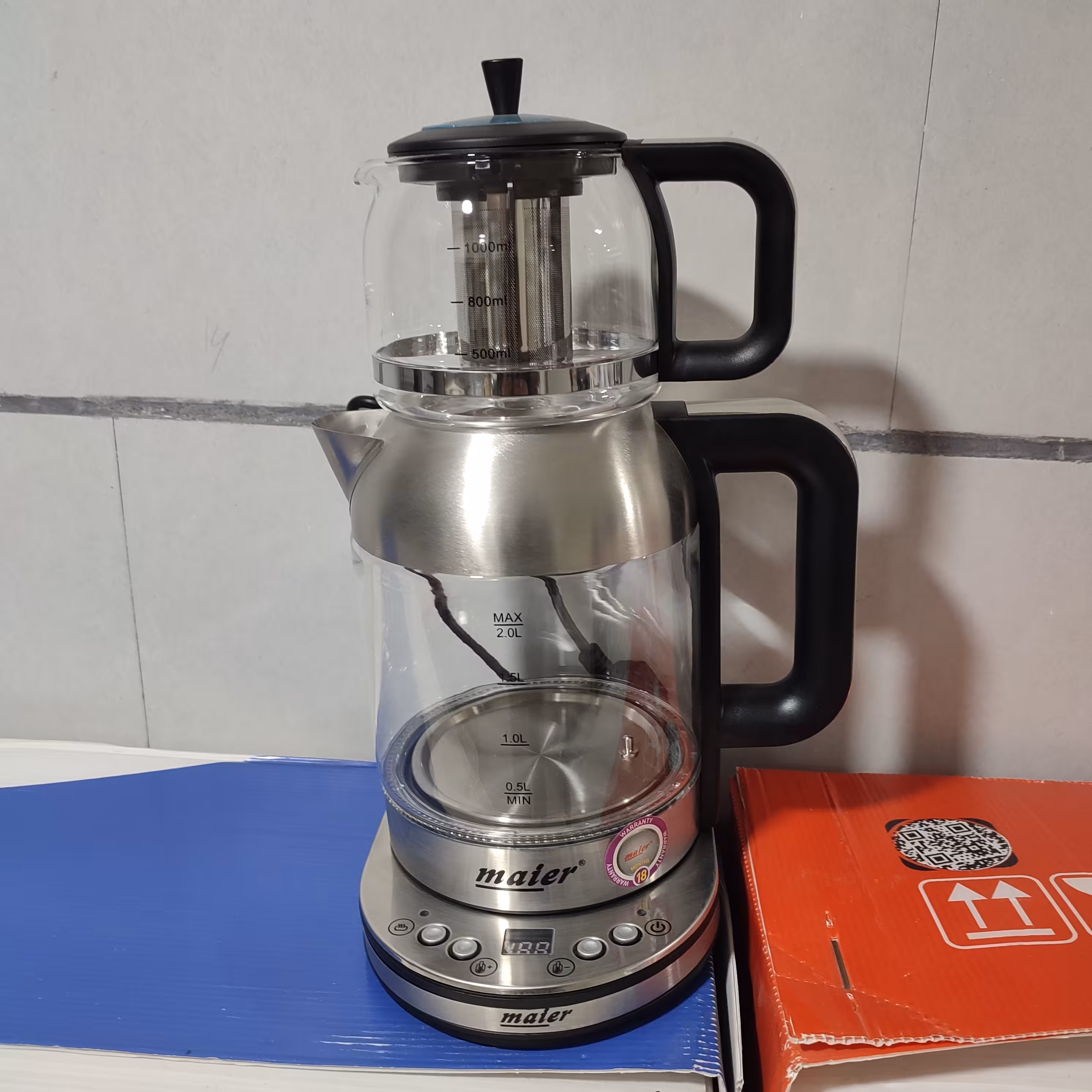 چای ساز دیجیتال رو همی مایرتحت لیسانس المان مدل 9922