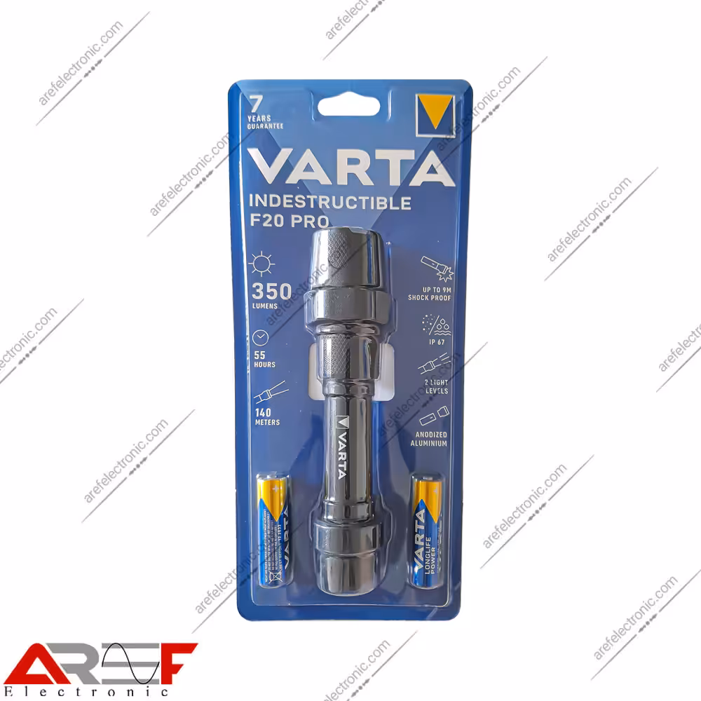 چراغ قوه حرفه ای وارتا مدل Indestructible F20_Pro - فروشگاه عارف الکترونیک