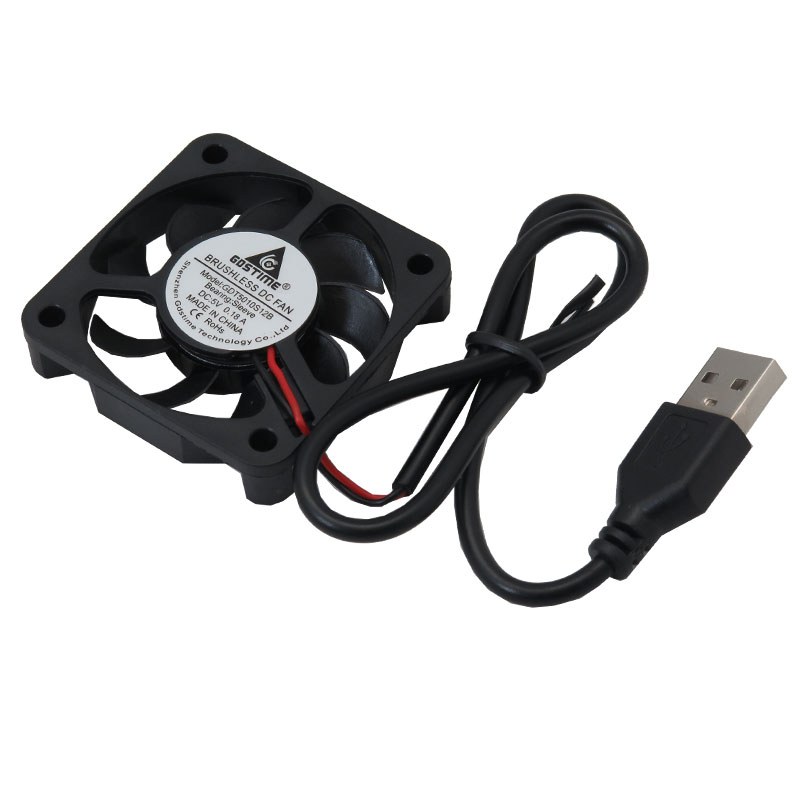 فن خنک کننده 5 ولت دارای کابل USB - فن 5 سانتیمتر براشلس