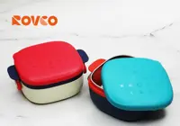 کاسه استیل درب دار بادکش دار 520 میل رووکو ROVCO