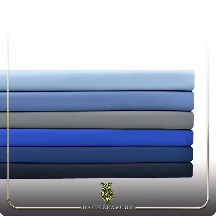 حریر ژرژت اعلا، بدون آبرفت و چروک پذیری، عرض150 - آبی