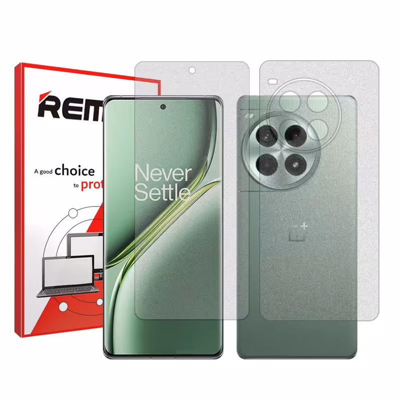 گلس صفحه نمایش و پشت گوشی وان پلاس Ace 3 Pro مدل هیدروژلی مات برند ریمکس کد SS