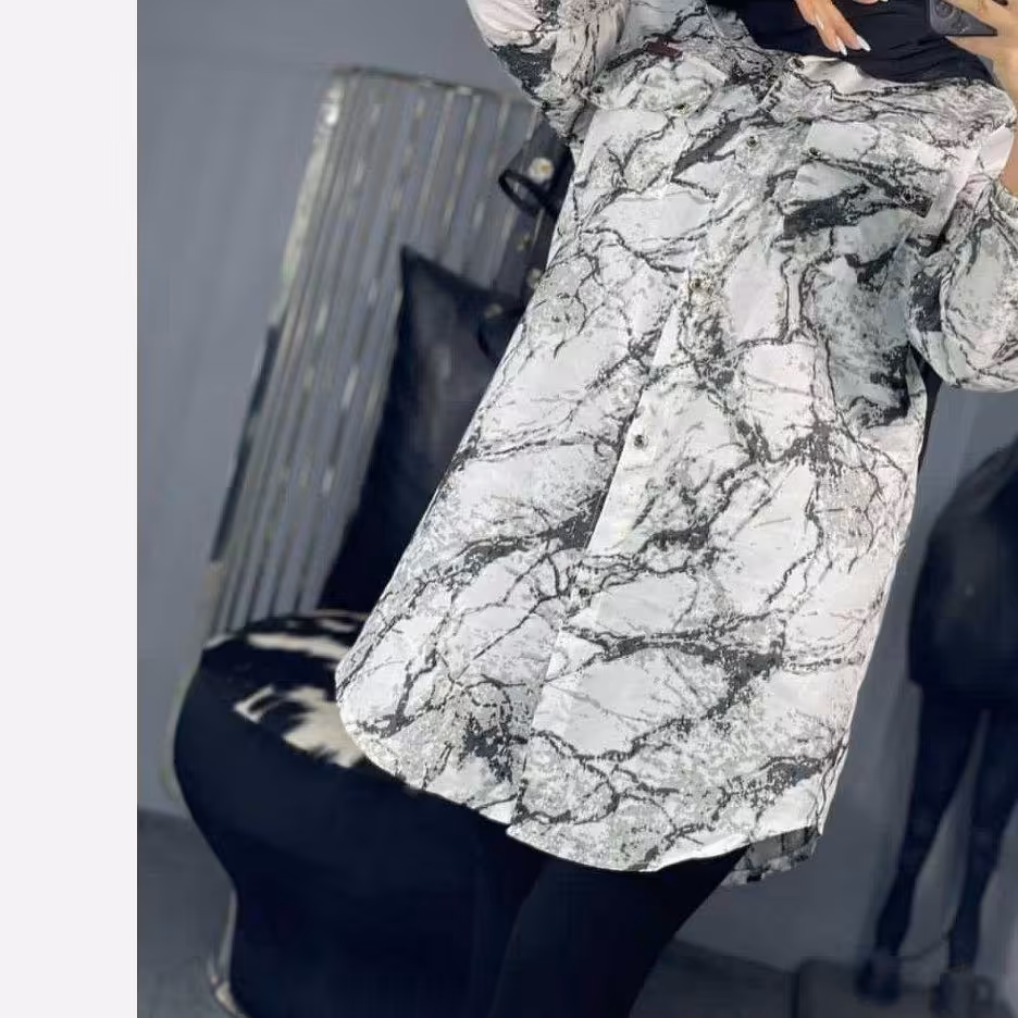 شومیز مانتویی زنانه پوپلین دخترانه