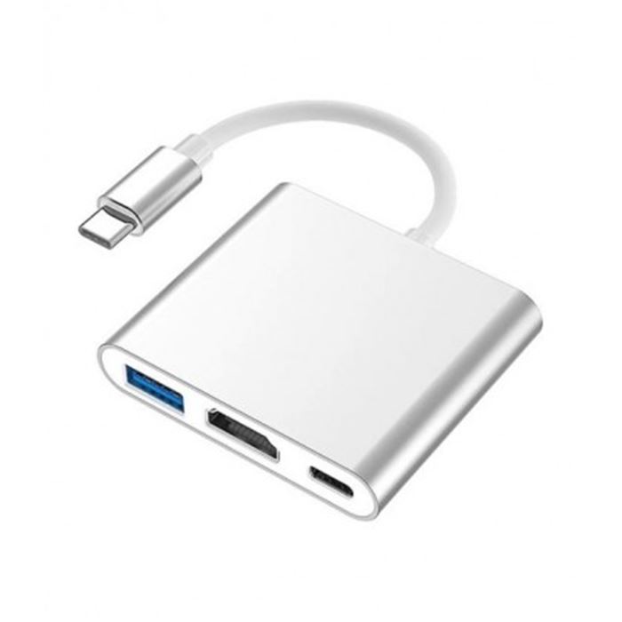 تبدیل Type C به HDMI و Type C و USB 30 کی نت K-COUC30HU