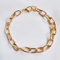 دستبند زنجیر رنگ ثابت آلومینیومی 