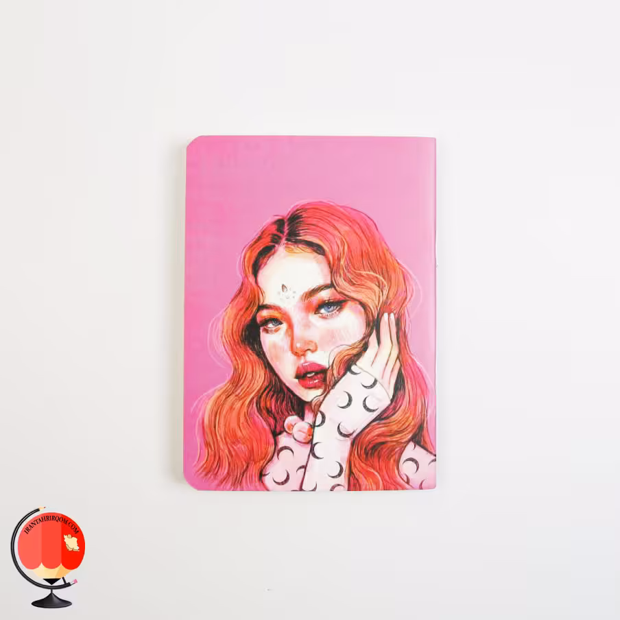 دفترچه یادداشت پاسپورتی سویل طرح مو قرمز