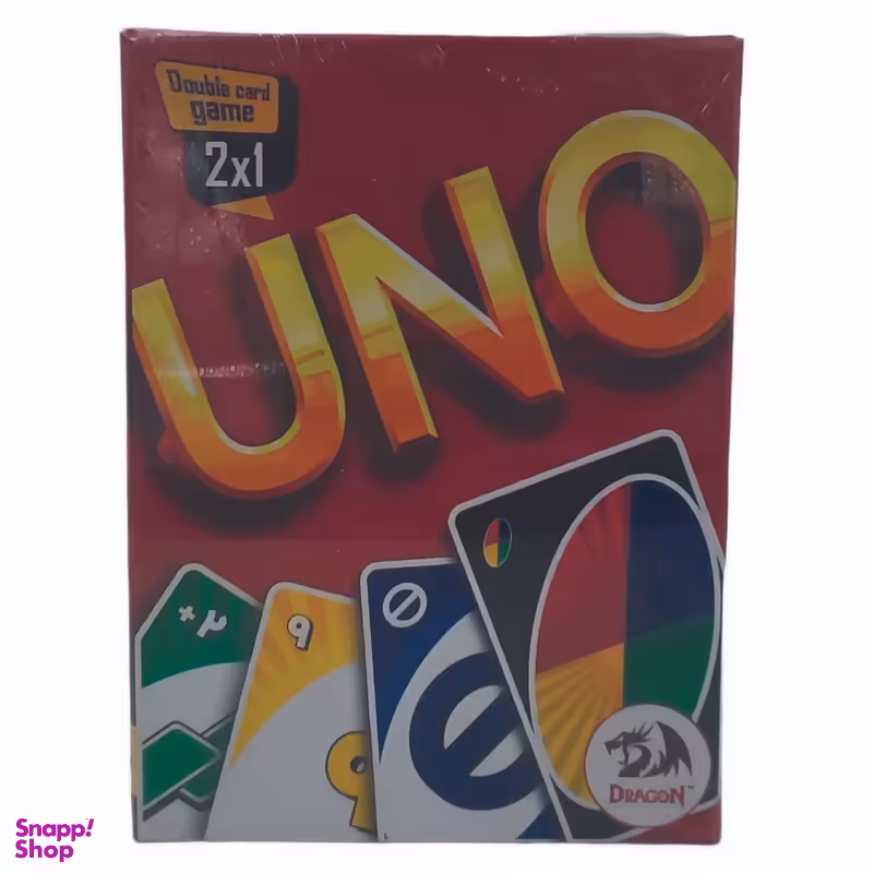 بازی کارتی اونو 2 در 1 دراگون 112 کارتی کد 4828